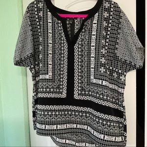 🖤🤍STYLE&CO Work Top🖇 w/Rhinestone Accent 💎